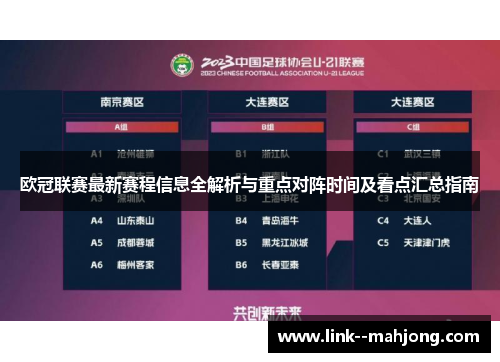 欧冠联赛最新赛程信息全解析与重点对阵时间及看点汇总指南 欧冠联赛最新赛程信息全解析与重点对阵时间及看点汇总指南